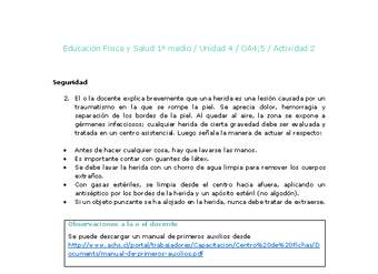 Educación Física 1 medio-Unidad 4-OA4;5-Actividad 2