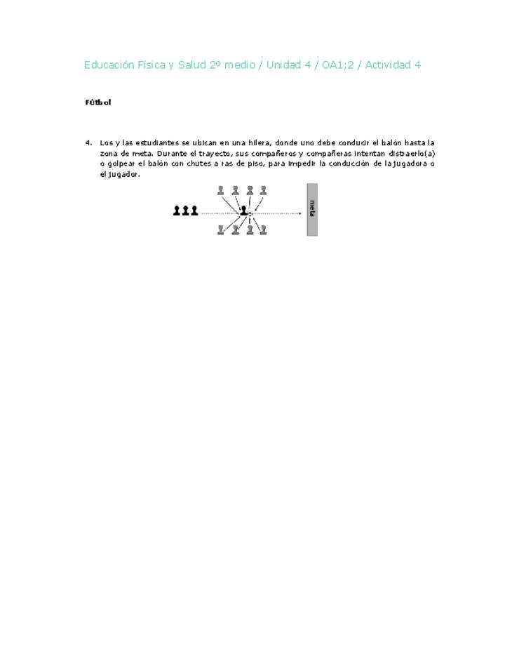 Educación Física 2 medio-Unidad 4-OA1;2-Actividad 4
