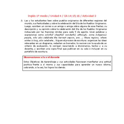 Inglés 1 medio-Unidad 4-OA14;15;16-Actividad 3