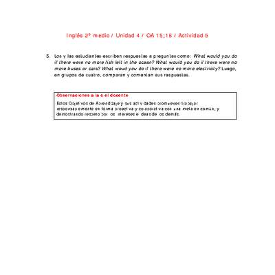 Inglés 2 medio-Unidad 4-OA15;16-Actividad 5