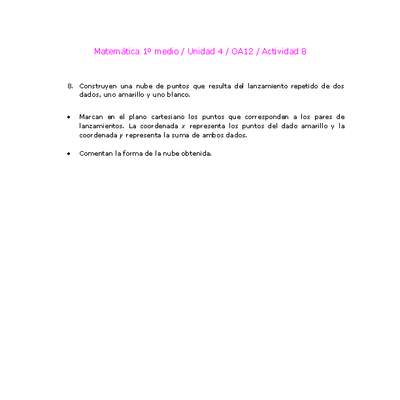 Matemática 1 medio-Unidad 4-OA12-Actividad 8