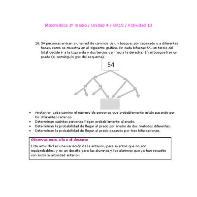 Matemática 1 medio-Unidad 4-OA15-Actividad 10