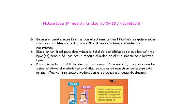 Matemática 1 medio-Unidad 4-OA15-Actividad 8