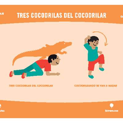 Tres cocodrilas del cocodrilar