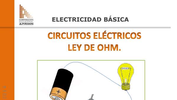 Presentación Circuitos eléctricos, ley de Ohm