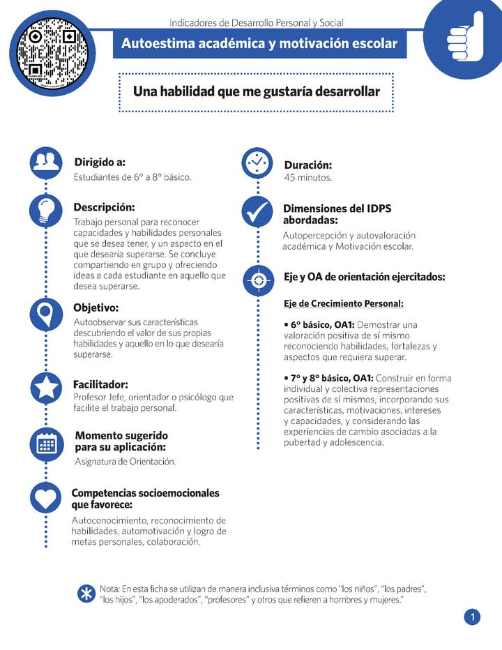 Ficha IDPS: Una habilidad que me gustaría desarrollar.