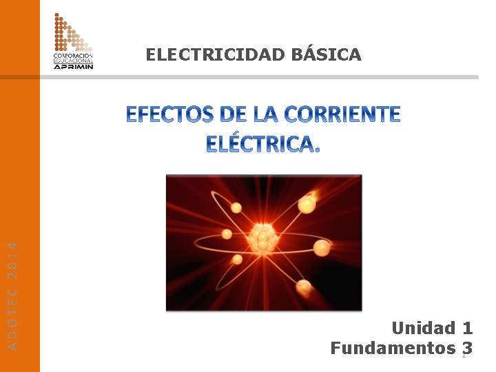 Presentación Efectos de la corriente eléctrica