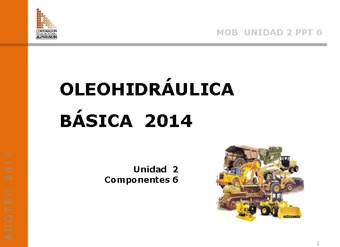 Presentación Oleo-hidráulica básica, componentes uniones y líneas.