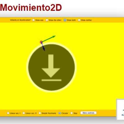 PhET Movimiento 2D