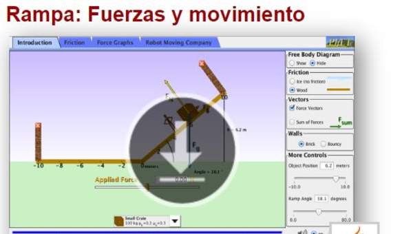 Rampa: Fuerzas y movimiento