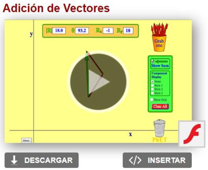 Adición de Vectores