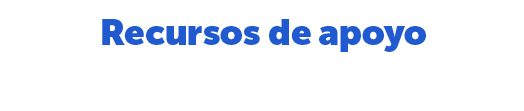 Recursos de apoyo para la reactivación educativa