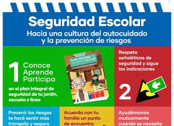 Afiche de seguridad Escolar