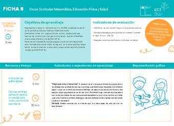 4° básico, Ficha N° 8 Movimiento en 15 minutos