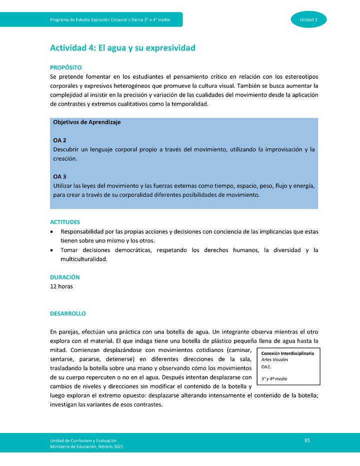 Actividad 4: El agua y su expresividad