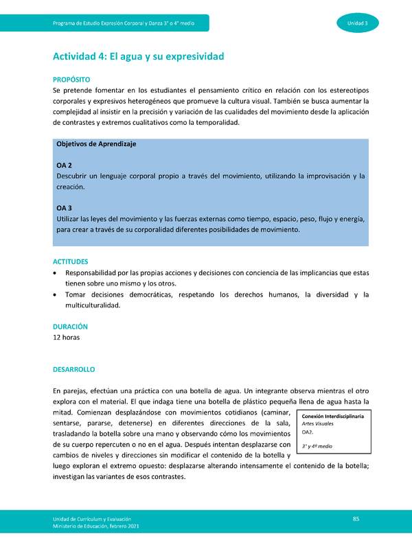 Actividad 4: El agua y su expresividad