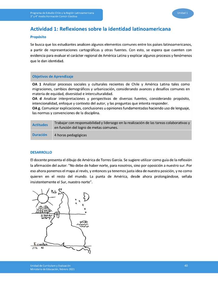 Actividad 1: Reflexiones sobre la identidad latinoamericana