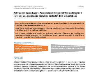 Actividad de aprendizaje 5: Aproximación de una distribución binomial a través de una distribución normal en contextos de la vida cotidiana