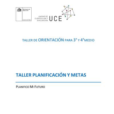 Taller Planificación y metas