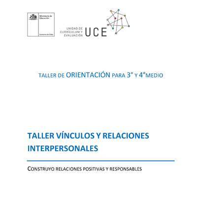 Taller Vínculos y relaciones interpersonales