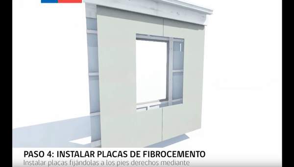 Aislación Térmica - Muro Exterior tabique de madera EIFS