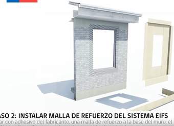 Aislación térmica - muro exterior hormigón albañilería EIFS