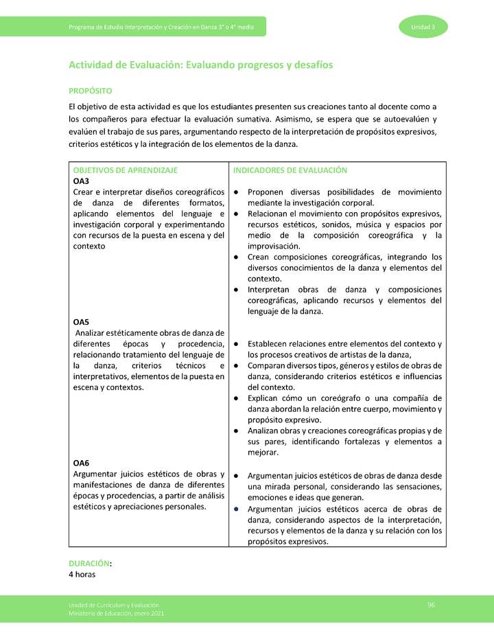 Actividad de evaluación: Evaluando progresos y desafíos