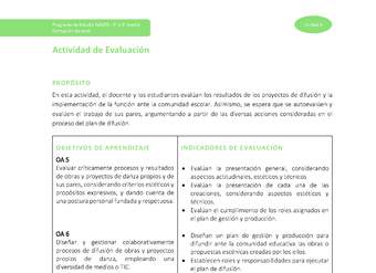 Actividad de evaluación sumativa