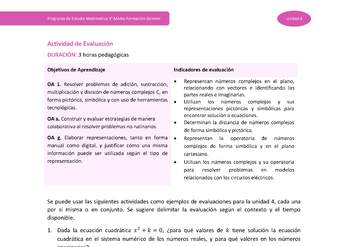 Actividad de evaluación Unidad 4