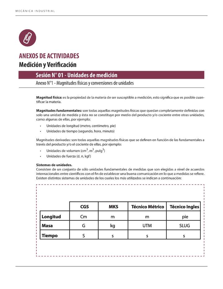 Mecánica industrial-Anexo medición y verificación