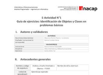 Programación orientada a objetos - 01 TIDS03_U1_EA1