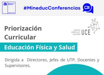 Conferencia virtual: Priorización Curricular: Educación Física y Salud