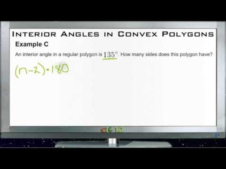 Ángulos interiores en polígonos convexos Ejemplos - Básico