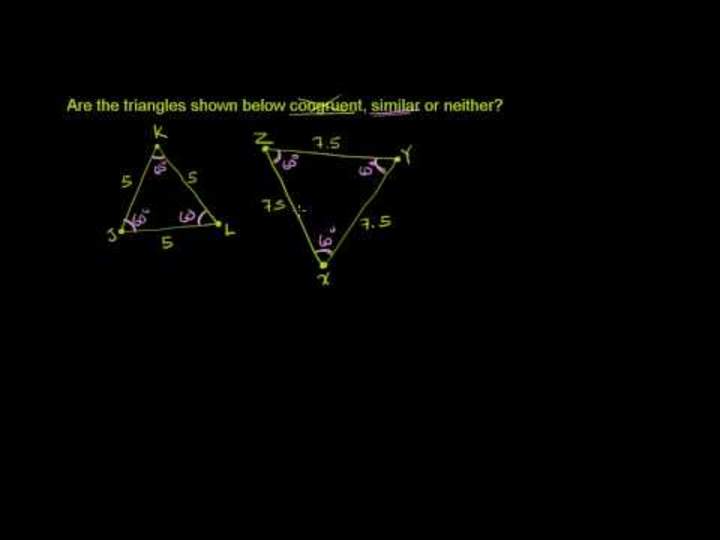 Triángulos congruentes y similares - KA