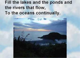La canción del ciclo del agua