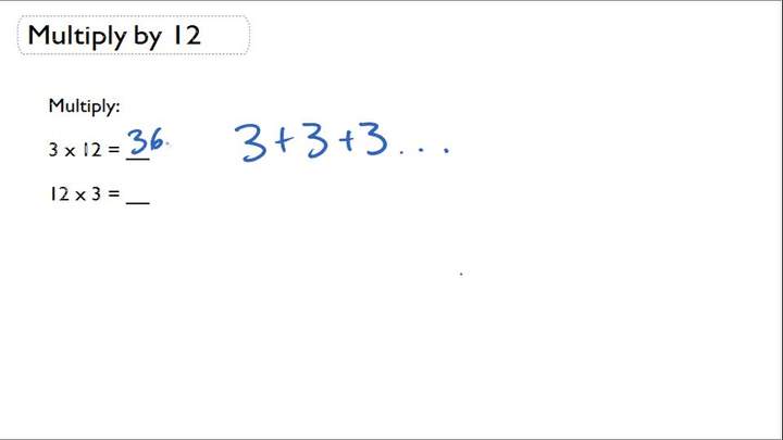 Multiplicar por 6,7,8,9,11 y 12 - Ejemplo 9