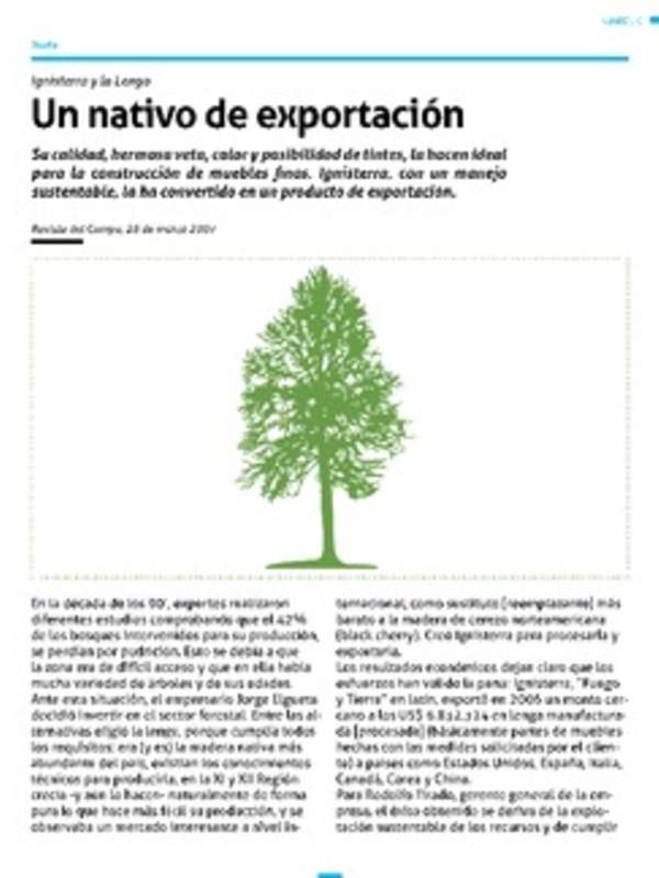 La Lenga y explotación sustentable