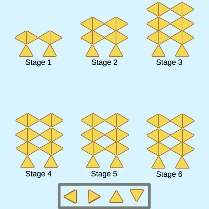 Patrones visuales: construir la torre de la reina