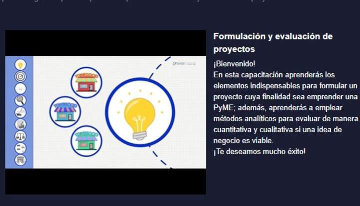 Curso: Formulación y evaluación de proyectos