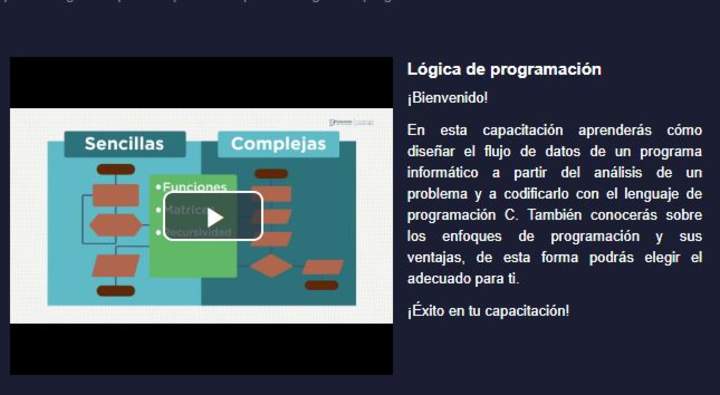 Curso: Lógica de programación