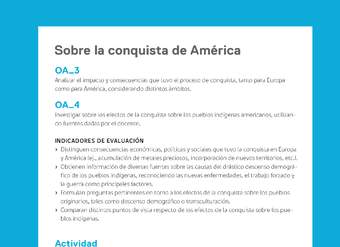 Ejemplo Evaluación Programas - OA03 - OA04 - Sobre la conquista de América