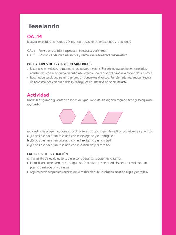 Evaluación Programas - MA06 OA14 - U3 - Teselando