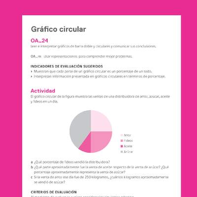 Evaluación Programas - MA06 OA24 - U4 - Gráfico circular