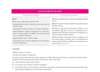 Evaluación Programas - MA08 OA10 - U2 - LA ELEVACIÓN DE UN AVIÓN