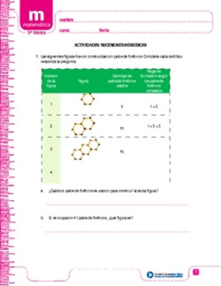 Sucesiones numéricas