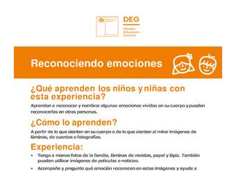 Reconociendo emociones