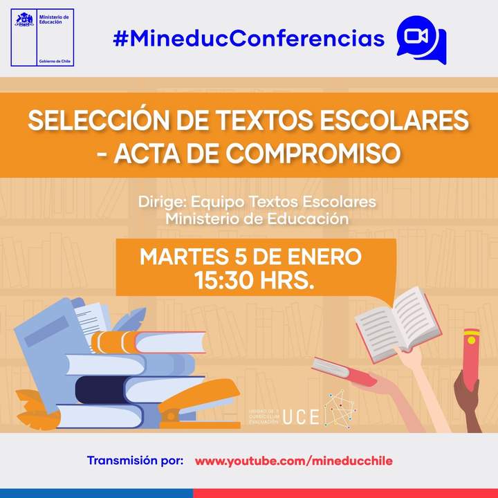 Conferencia: Selección de Textos Escolares - Acta de Compromiso