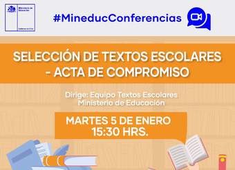 Conferencia: Selección de Textos Escolares - Acta de Compromiso