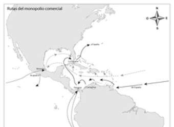 Rutas del monopolio comercial