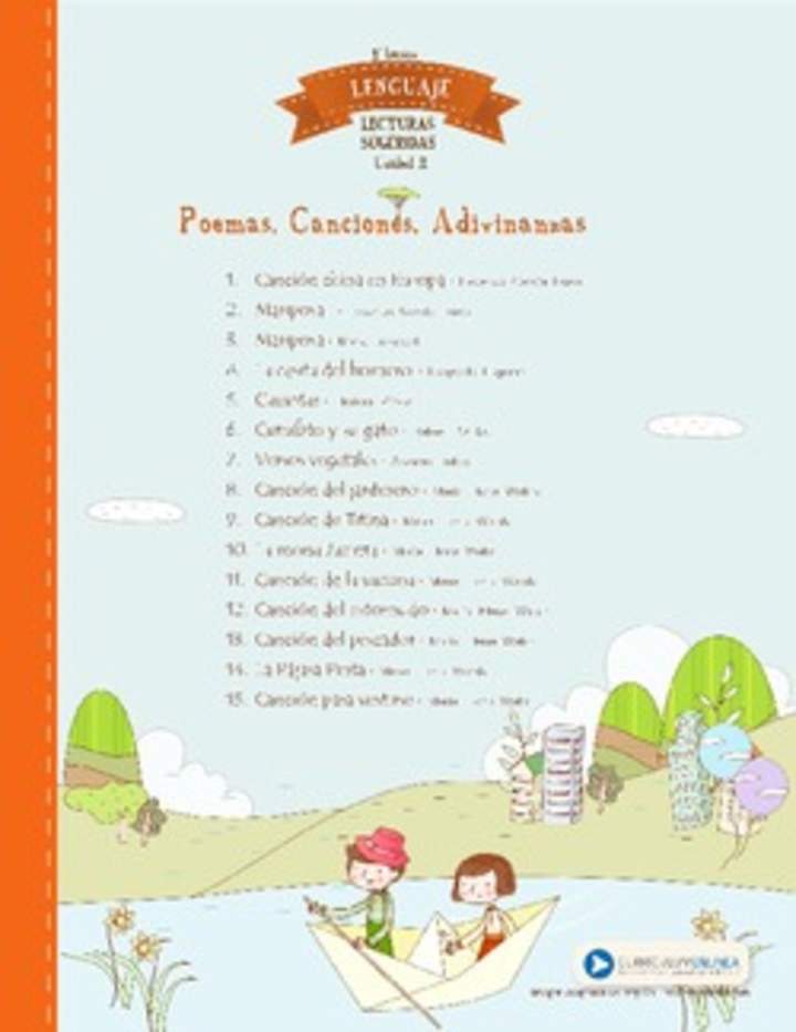 Lecturas sugeridas para la unidad 2: poemas, canciones y adivinanzas